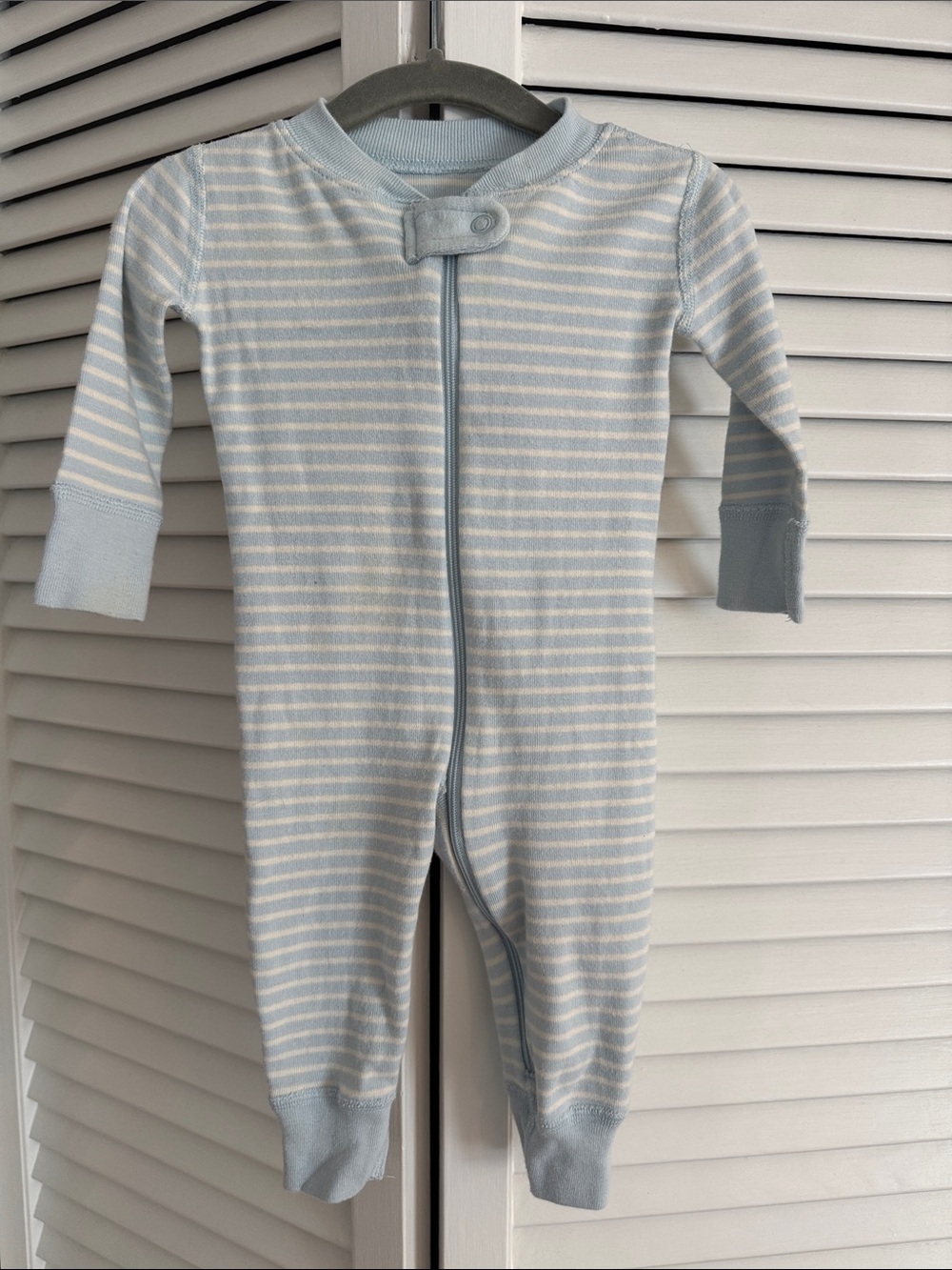 Hanna Andersson Baby Zip Sleeper Moon and Back 3-6m